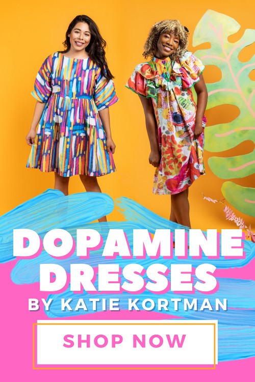Gettin' Fancy This Holiday Season with Spoonflower Fabric! - Katie Kortman